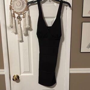 Elegant Black bandage like Sleeveless Dress